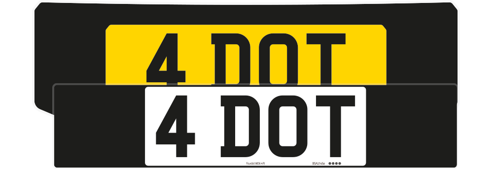 Range Rover Sport 2014–2022 Black Signature & Classic Plate Set