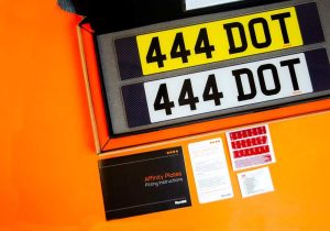 Fourdot Number Plate Fixing Kit