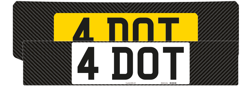 Discovery Sport Carbon Signature & Classic Plate Set