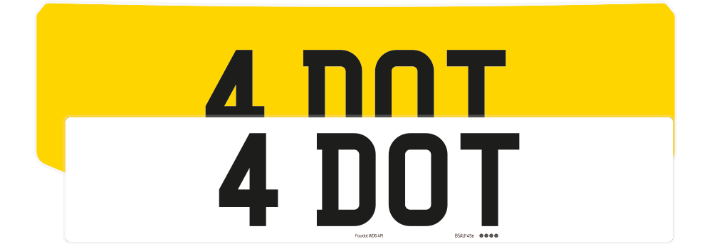 Discovery Sport Reflective Signature & Classic Plate Set