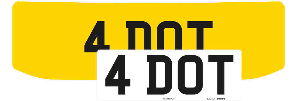 Discovery Sport Reflective Signature & Zero Plate Set