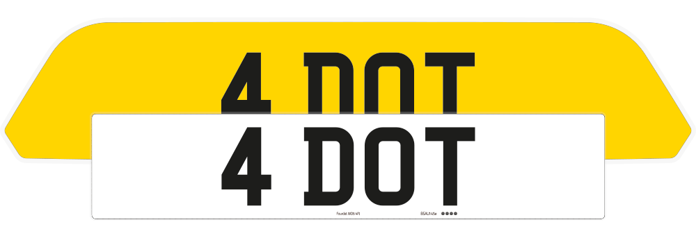 Porsche Cayenne Reflective Signature & Classic Plate Set