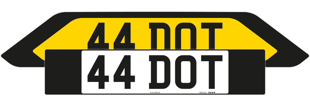 Porsche Cayenne Black Signature & Classic Plate Set 2018-2022
