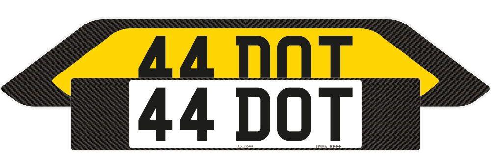Porsche Cayenne Carbon Signature & Classic Plate Set 2018-2022