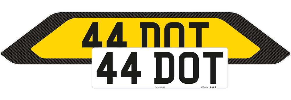 Porsche Cayenne Carbon Signature & Zero Plate Set 2018-2022