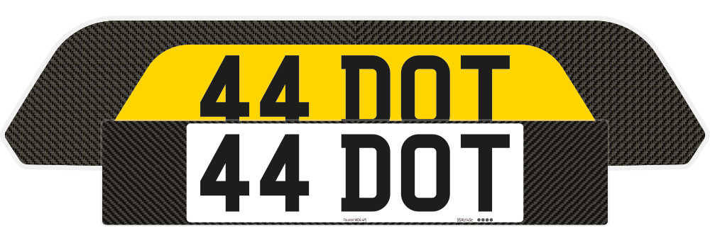 Porsche Macan Carbon Signature & Classic Plate Set 2014-2021
